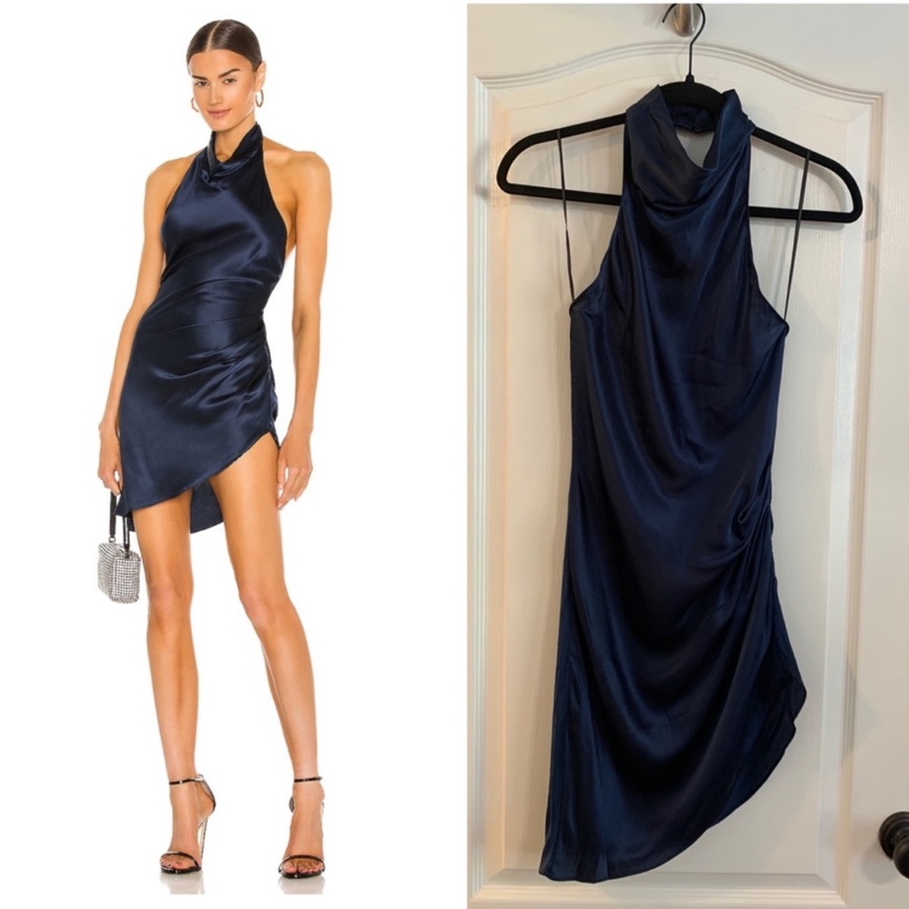 Amanda Uprichard Dress - Samba mini Navy Ink